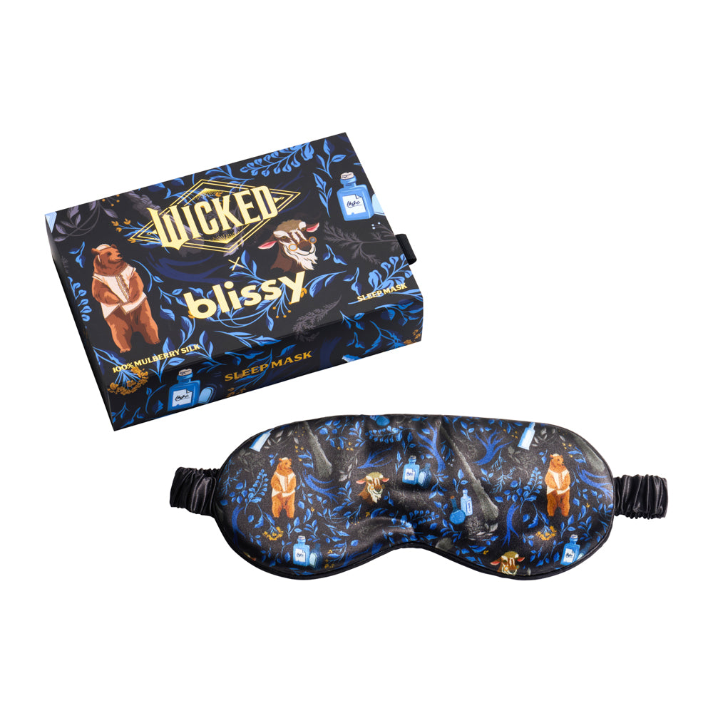 Blissy Wicked™ Sleep Mask – 22 Momme Mulberry Silk, 100% Silk