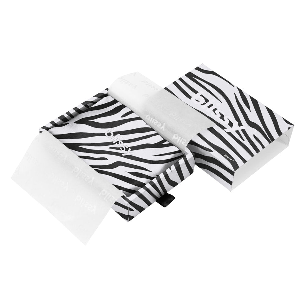 King Zebra Pillowcase – Blissy Premium Silk