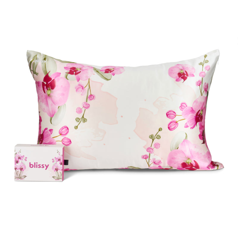 Pillowcase - Zodiac Flower - Aquarius Orchid - Queen