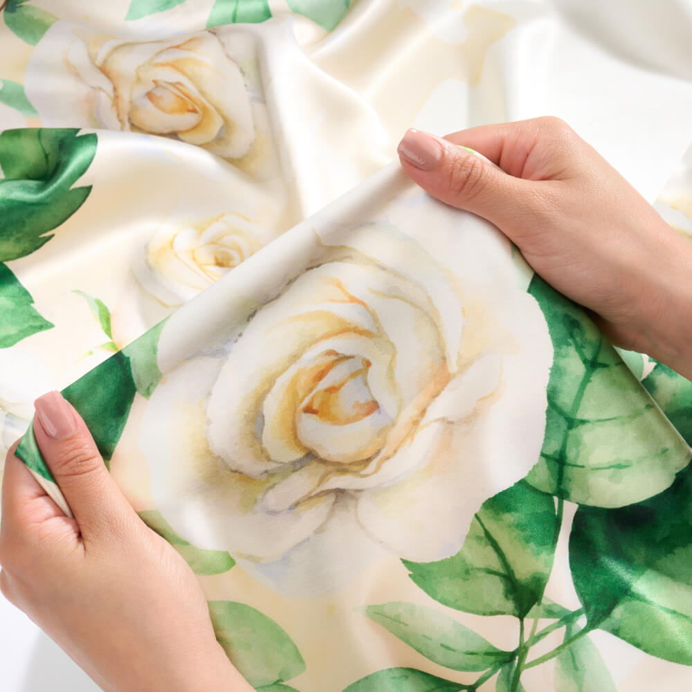 Blissy Mulberry Silk Pillowcase – Zodiac Flower King