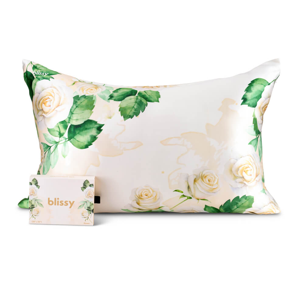 Zodiac Flower Mulberry Silk Pillowcase – Blissy Standard