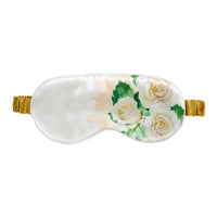 Sleep Mask - Zodiac Flower - Cancer White Rose