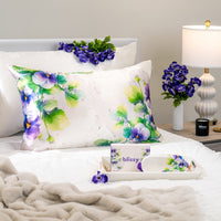 Pillowcase - Zodiac Flower - Capricorn Pansy - Queen