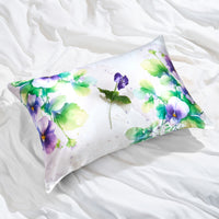Pillowcase - Zodiac Flower - Capricorn Pansy - Queen