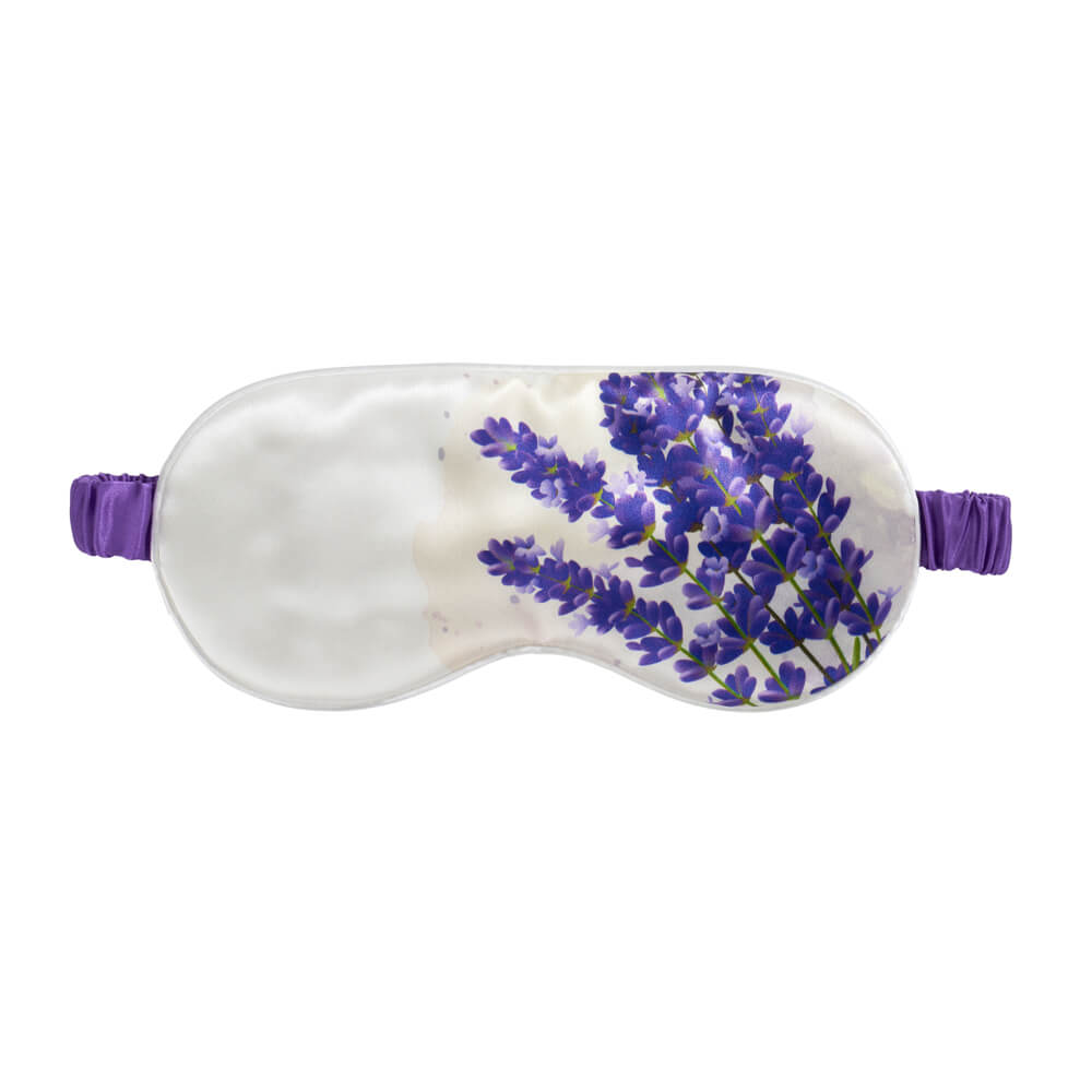 Zodiac Flower Sleep Mask Close-Up – Blissy 22 Momme Silk