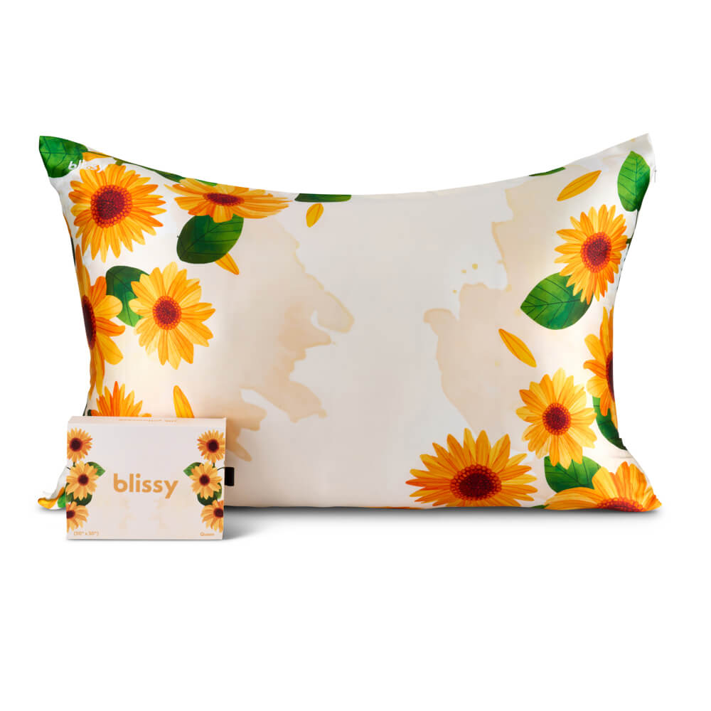 Zodiac Flower Mulberry Silk Pillowcase – Blissy King