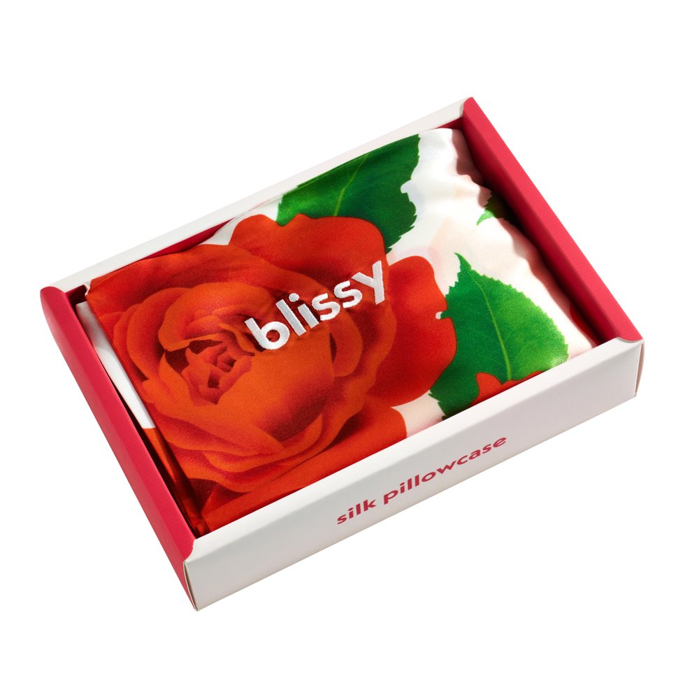 Blissy Mulberry Silk Pillowcase – Zodiac Flower King