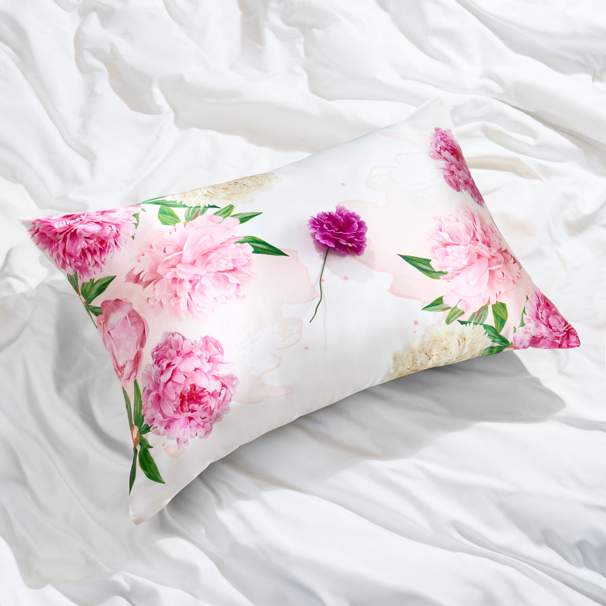 Blissy Mulberry Silk Pillowcase – Zodiac Flower Standard