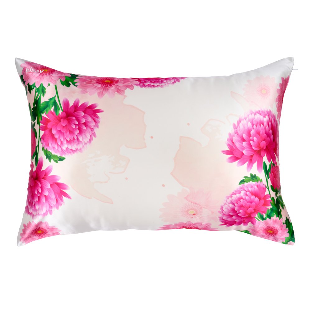 Blissy Mulberry Silk Pillowcase – Zodiac Flower Queen
