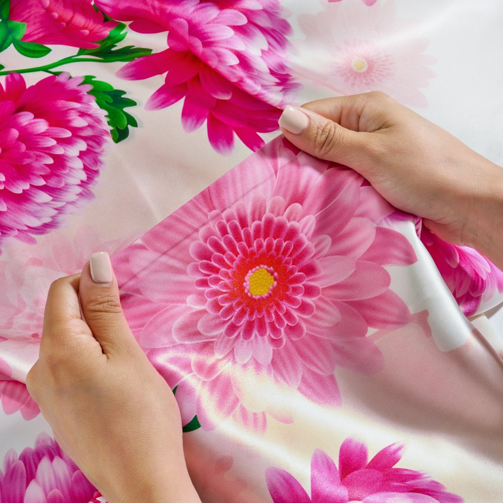 Blissy Mulberry Silk Pillowcase – Zodiac Flower King
