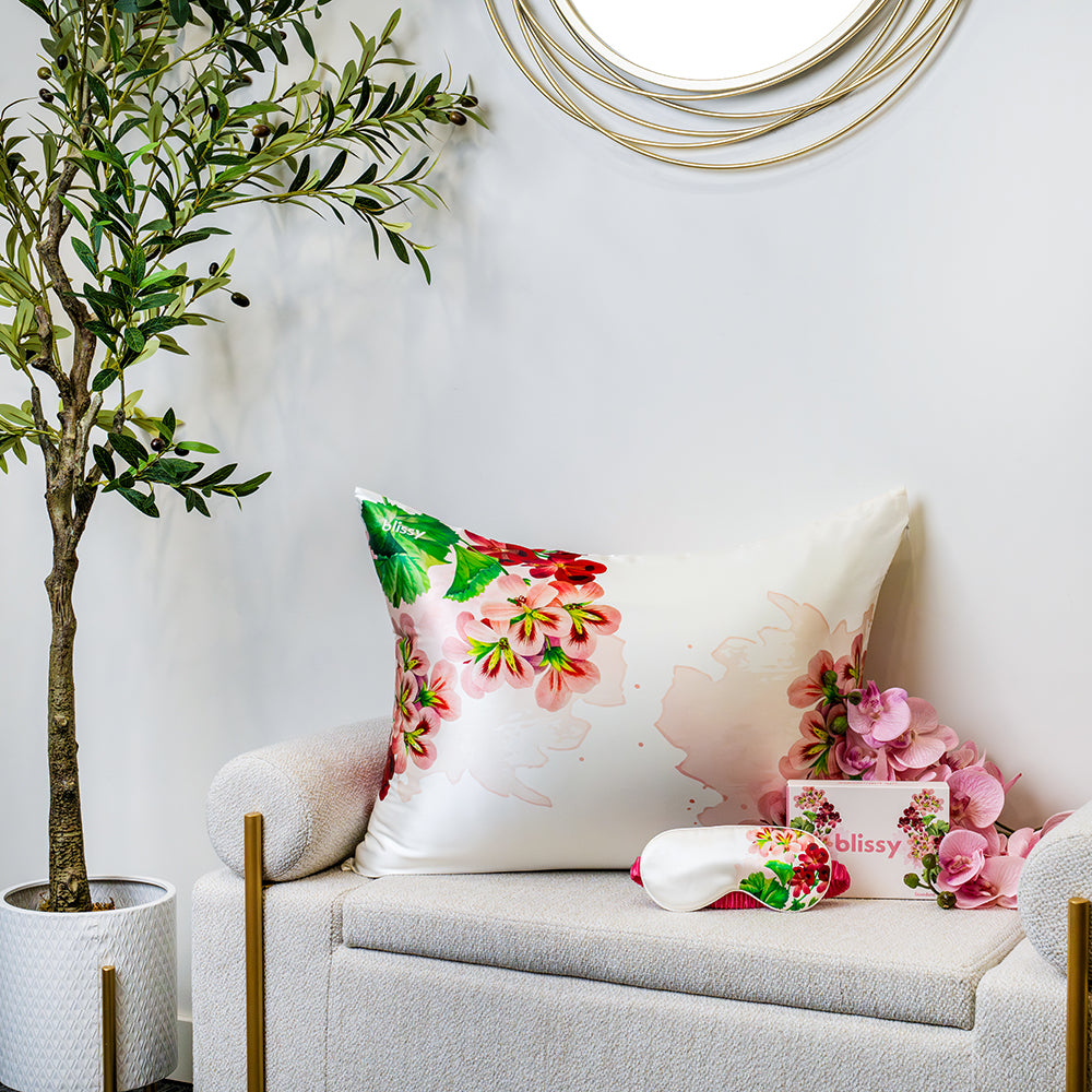 Queen Zodiac Flower Pillowcase – Blissy Premium Silk