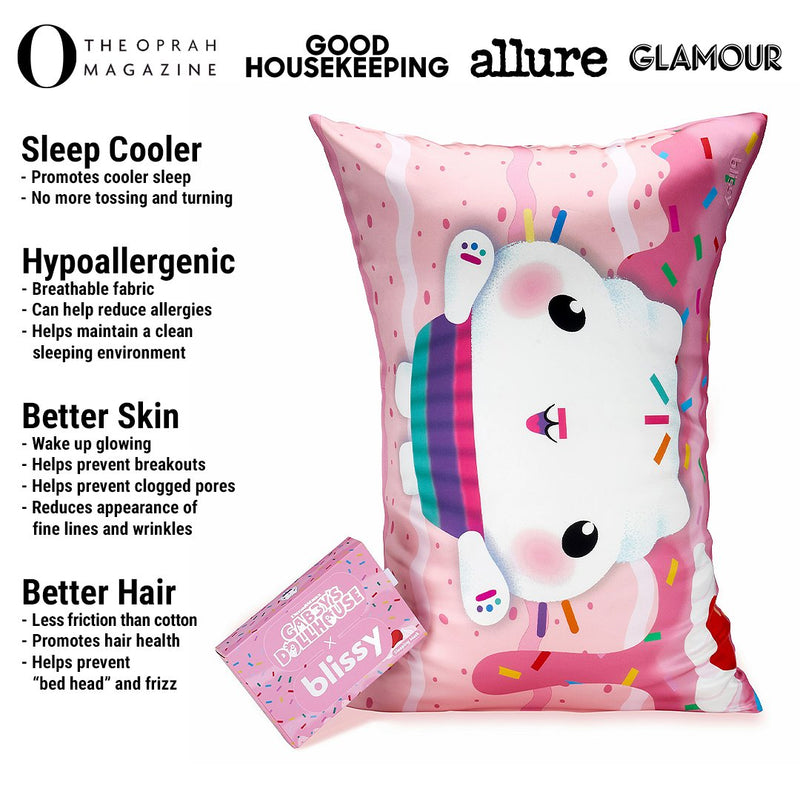 Pillowcase - Gabby's Dollhouse - Cakey Cat - Queen