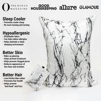 Pillowcase - Light Marble - King