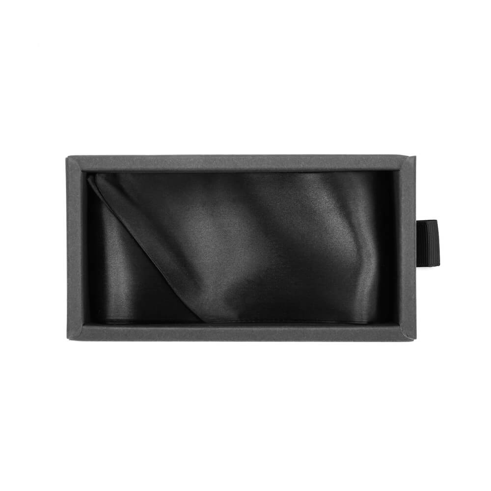 Blissy 100 Silk Hair Ribbon Black 100 Mulberry Silk Ireland