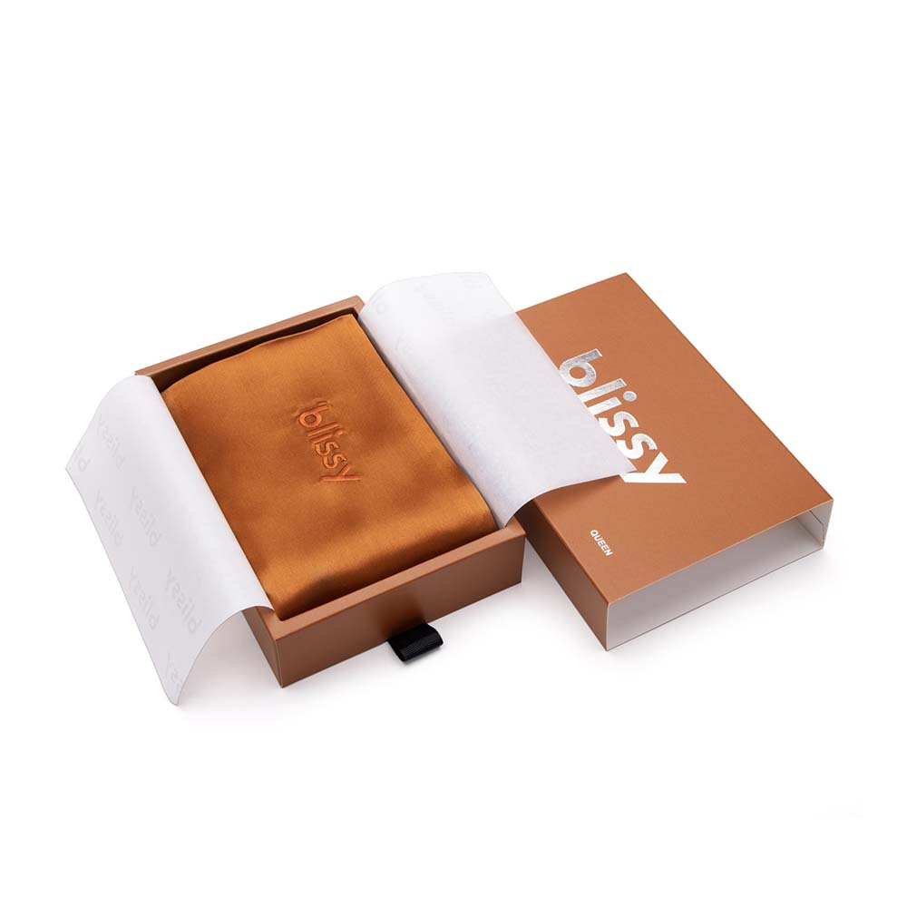 Blissy Mulberry Silk Pillowcase – Bronze King