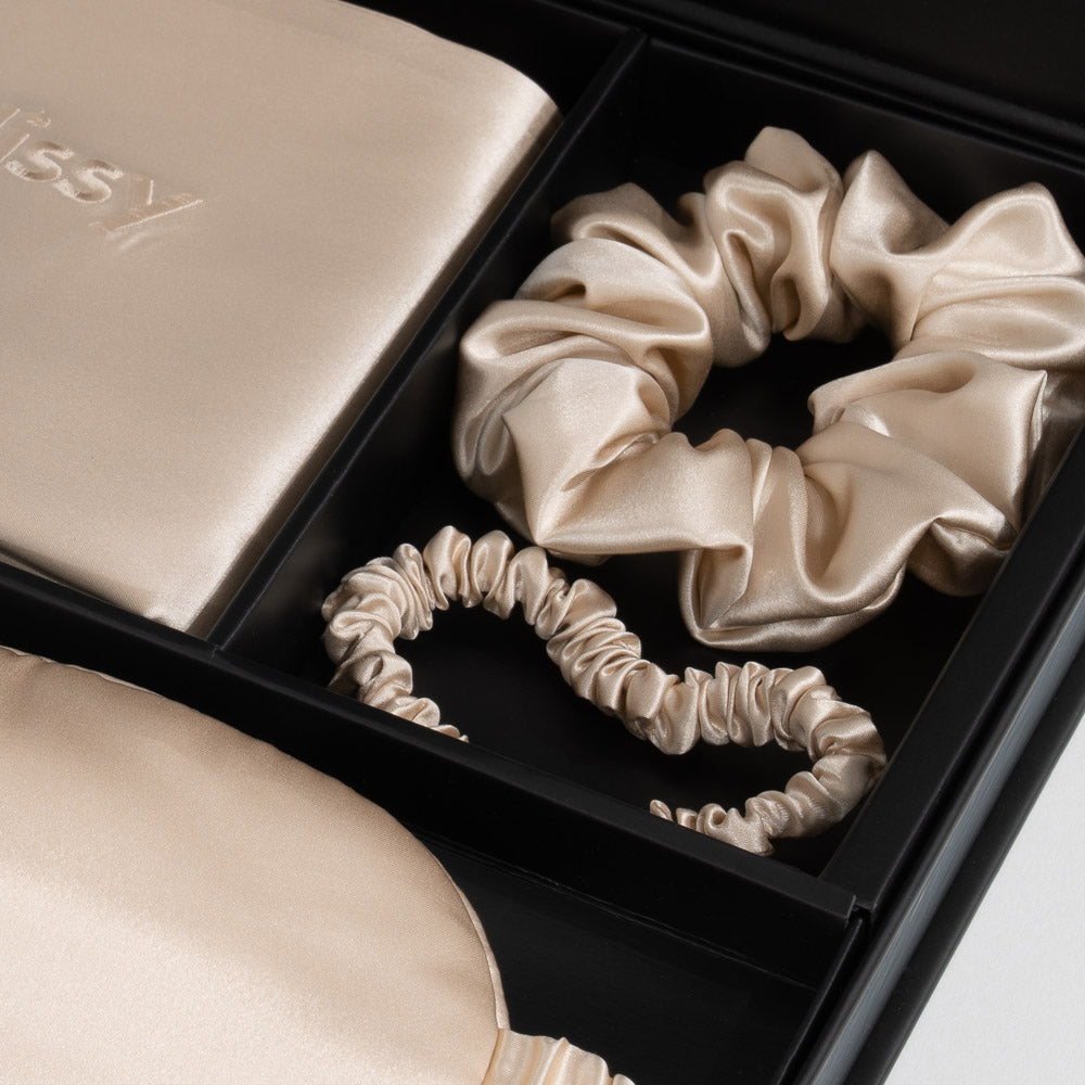 Blissy Mulberry Silk Blissy Dream Set – Champagne Queen