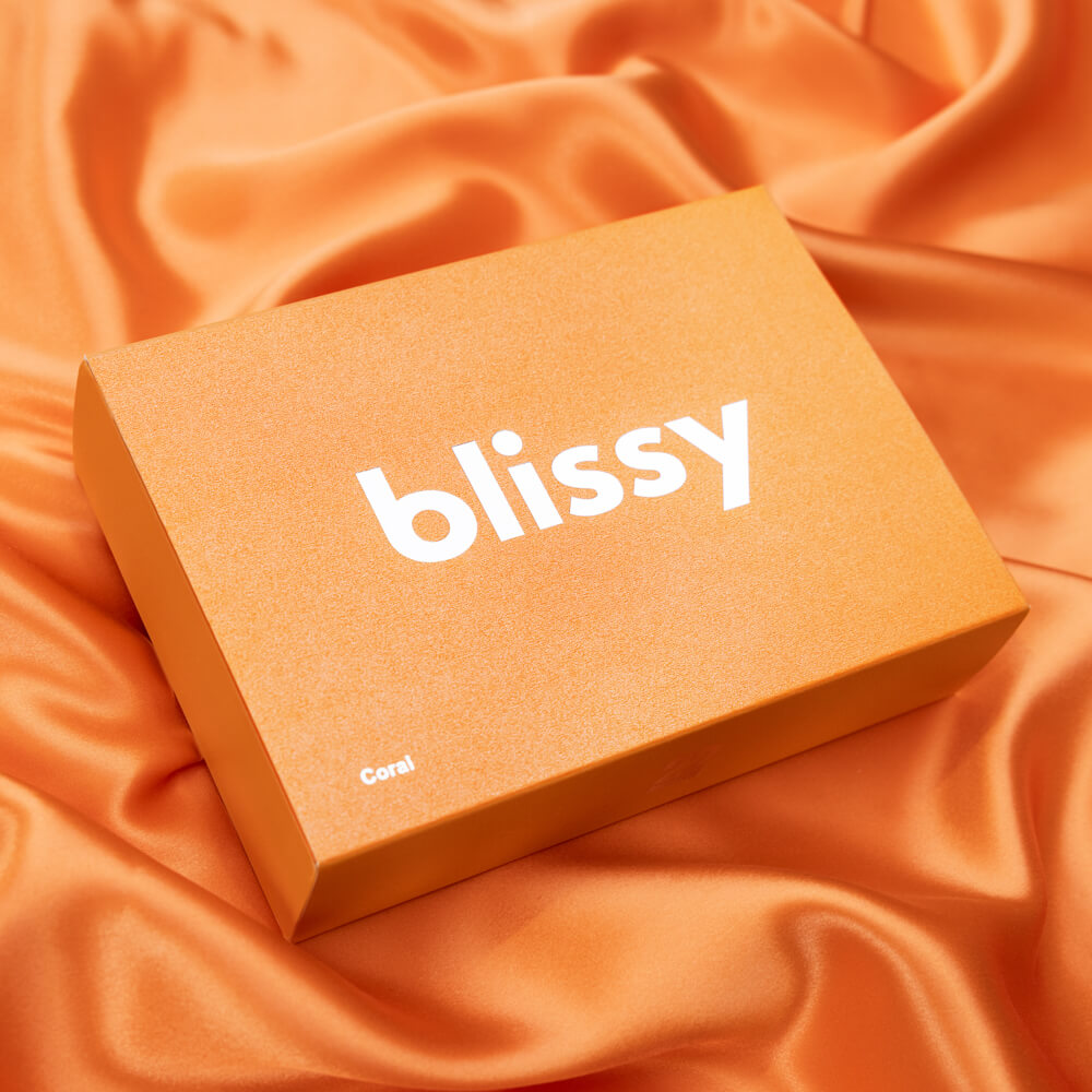 Blissy Mulberry Silk Pillowcase – Coral King