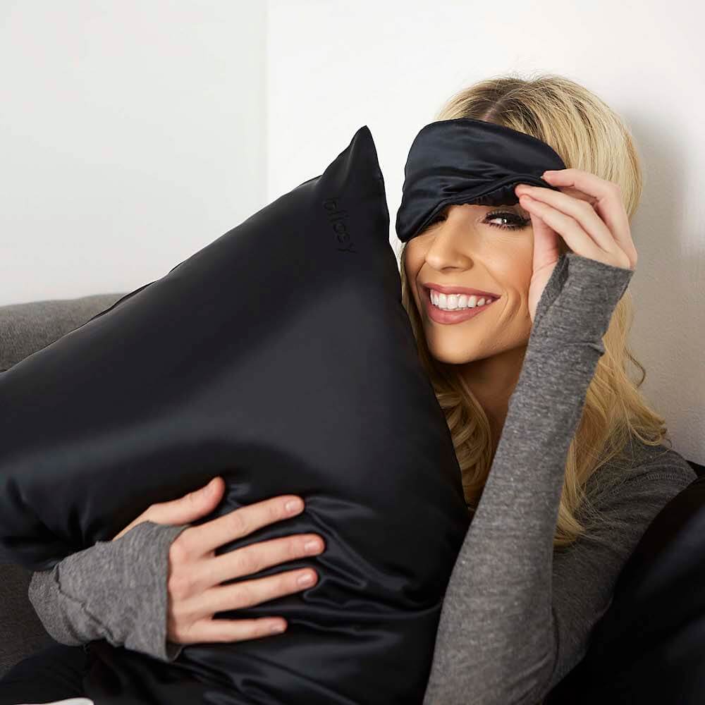 Black Mulberry Silk Blissy Dream Set – Blissy Queen