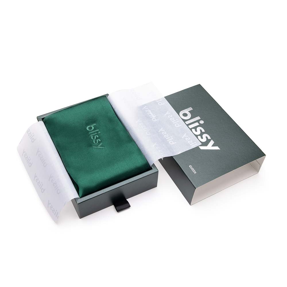 Blissy Mulberry Silk Pillowcase – Emerald Standard