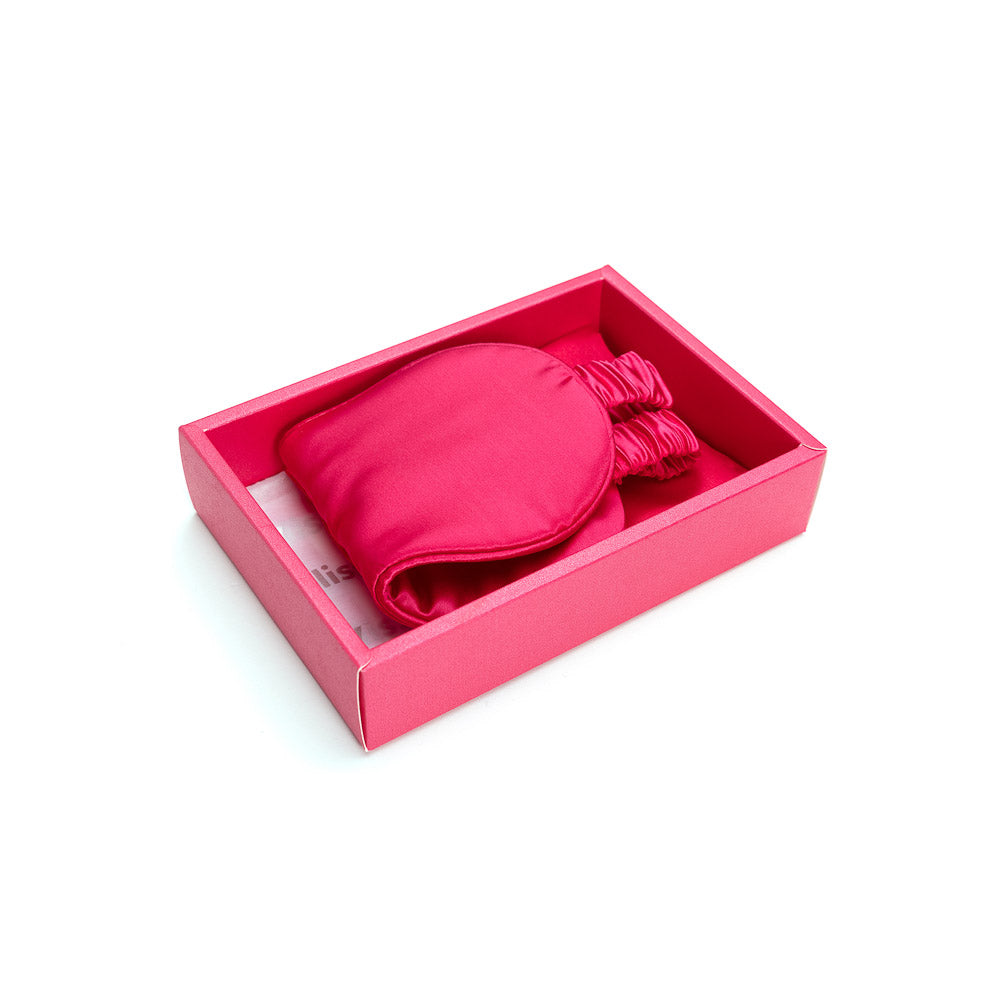 Blissy Hibiscus Sleep Mask Lifestyle – Mulberry Silk