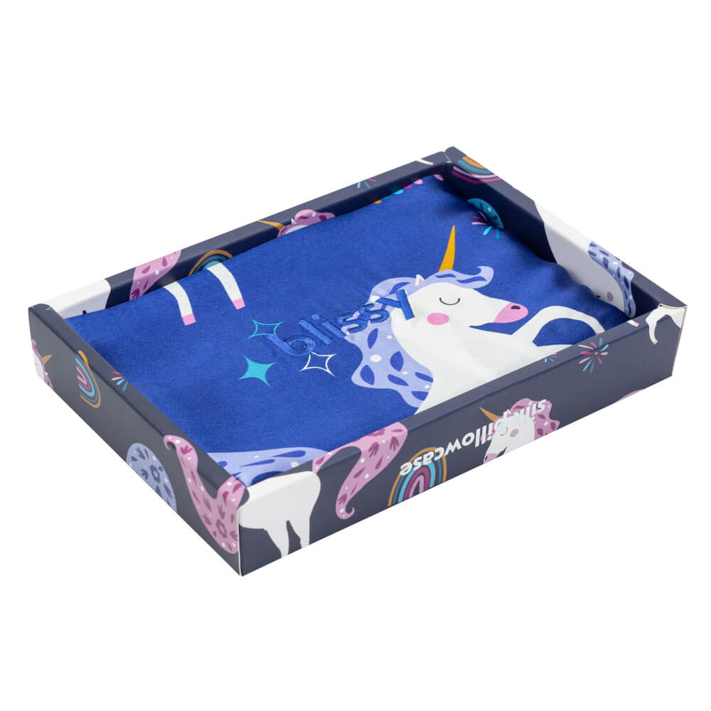 Blissy Unicorn Pillowcase Lifestyle – Mulberry Silk