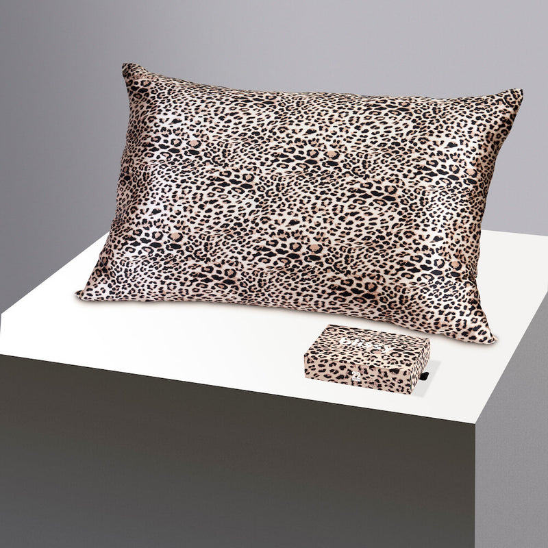 Pillowcase - Leopard - Standard - Blissy Standard Leopard Pillowcase – 22 Momme Mulberry Silk, 100% Silk