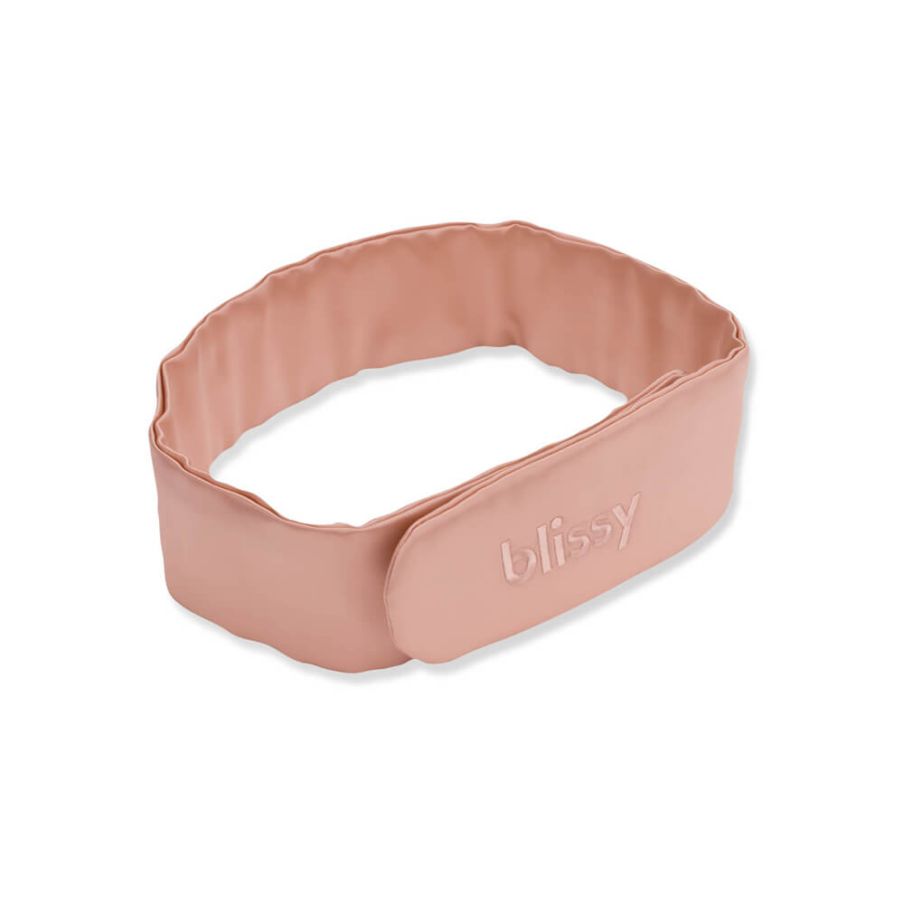 Blissy Mulberry Silk Blissy Beauty Band – Rose Gold