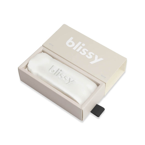 Blissy White Blissy Beauty Band – 22 Momme Mulberry Silk, 100% Silk