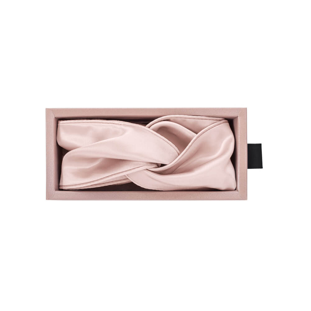 Blissy Pink Silk Blissy Head Piece Detail –