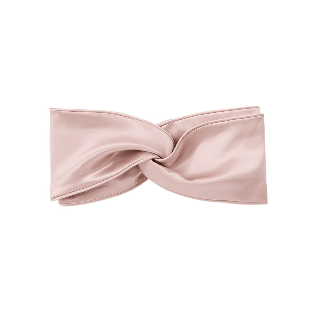 Blissy Pink Blissy Head Piece Lifestyle – Mulberry Silk
