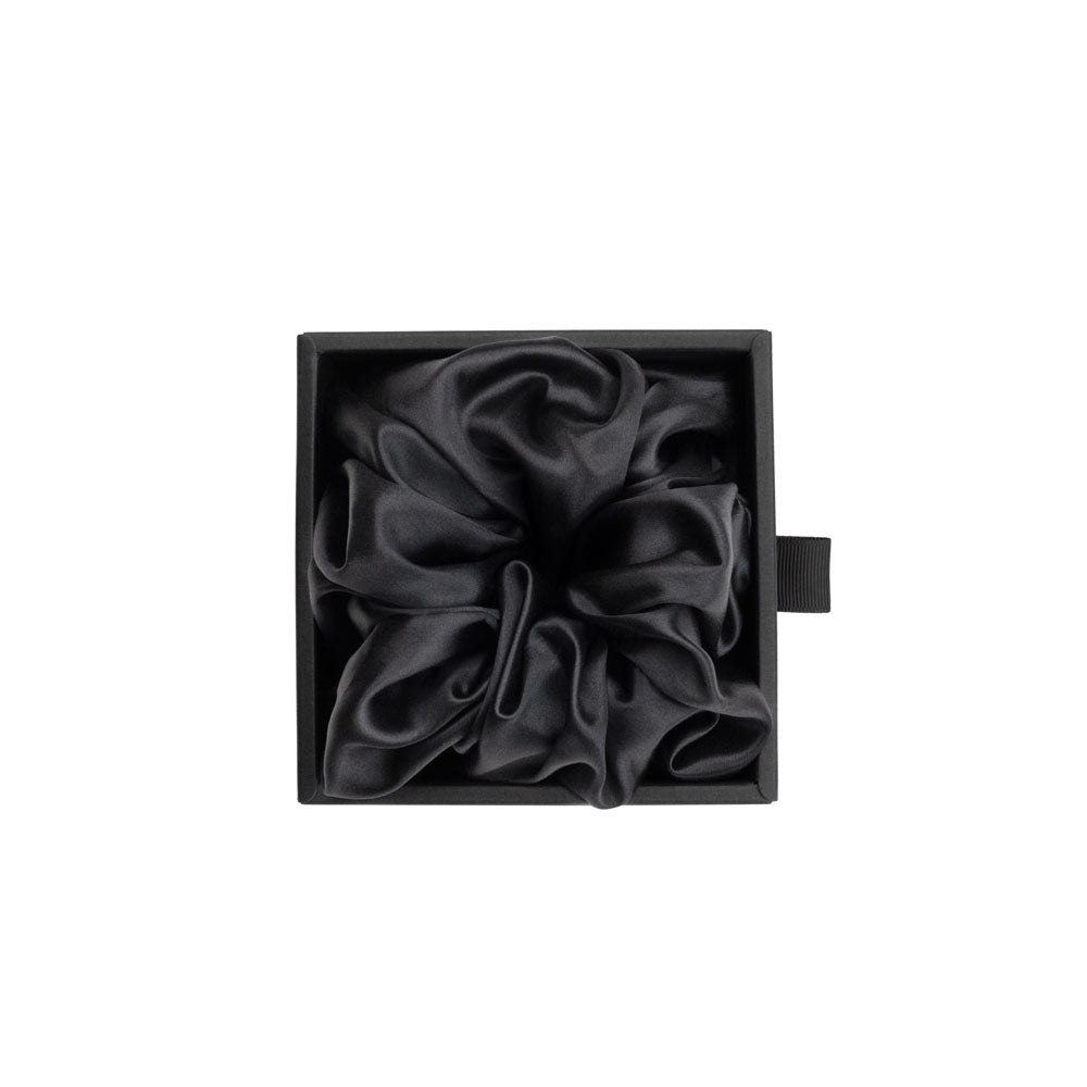 Blissy Mulberry Silk Blissy Oversized Silk Scrunchie – 100% Mulberry Silk Hair Tie