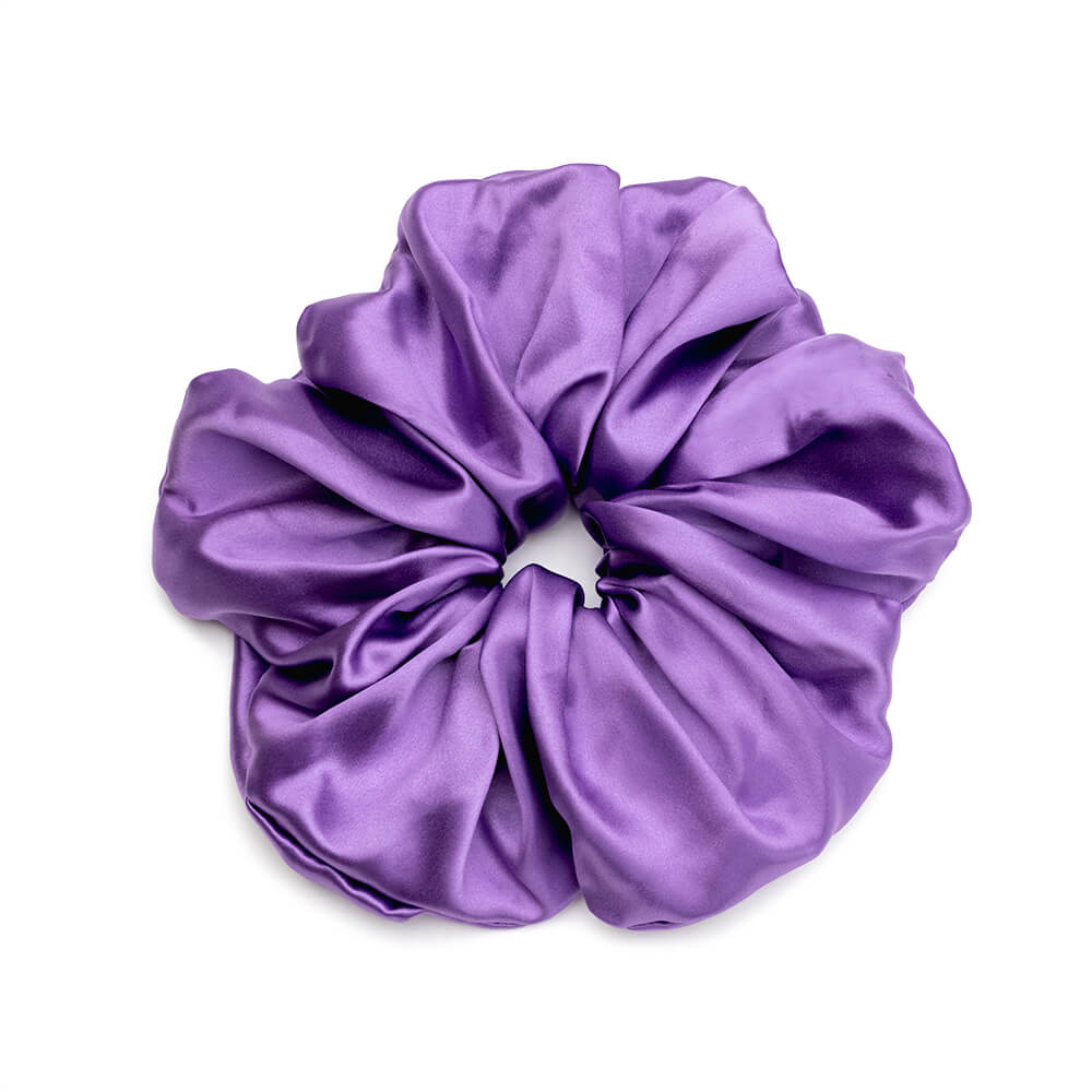Orchid Mulberry Silk Blissy Oversized Scrunchie – Blissy