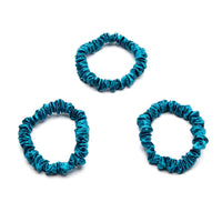 Blissy Skinny Scrunchies - Aqua