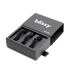 Load image into Gallery viewer, Blissy Skinny Scrunchies - Black