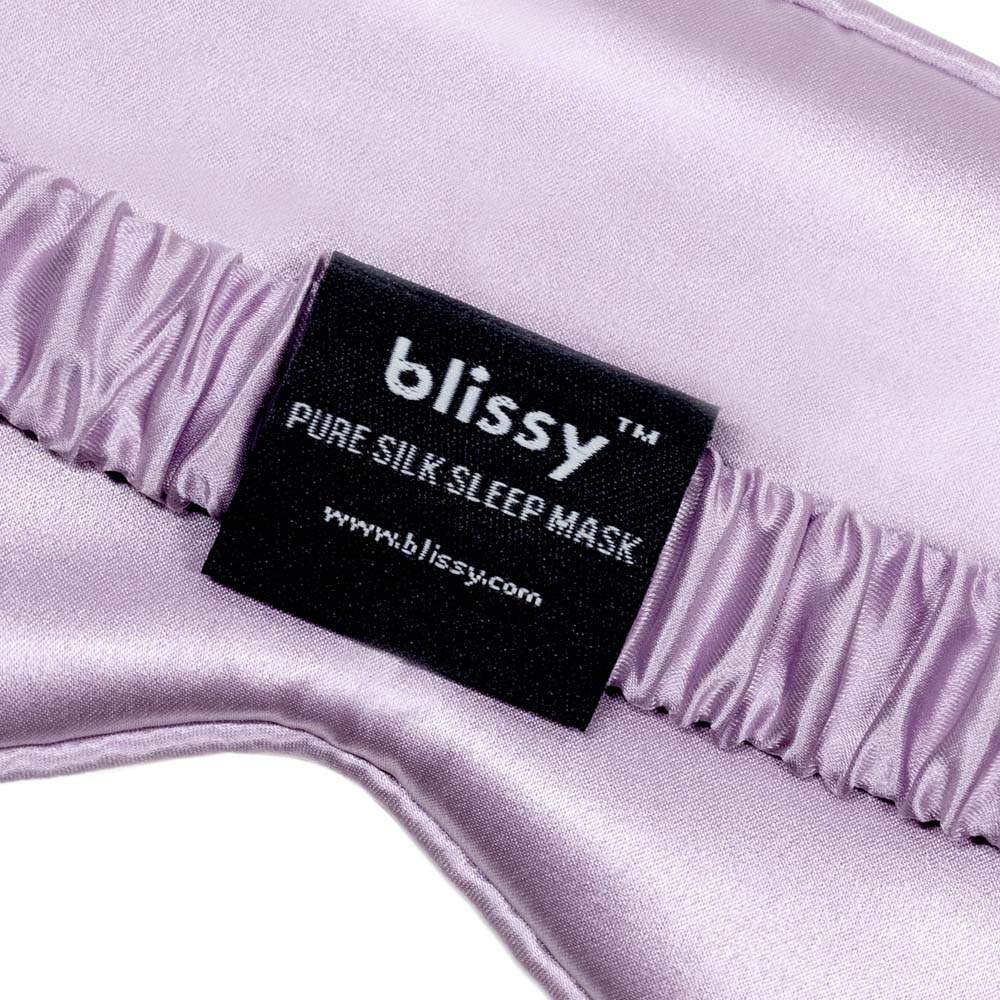 Lavender Mulberry Silk Sleep Mask – Blissy