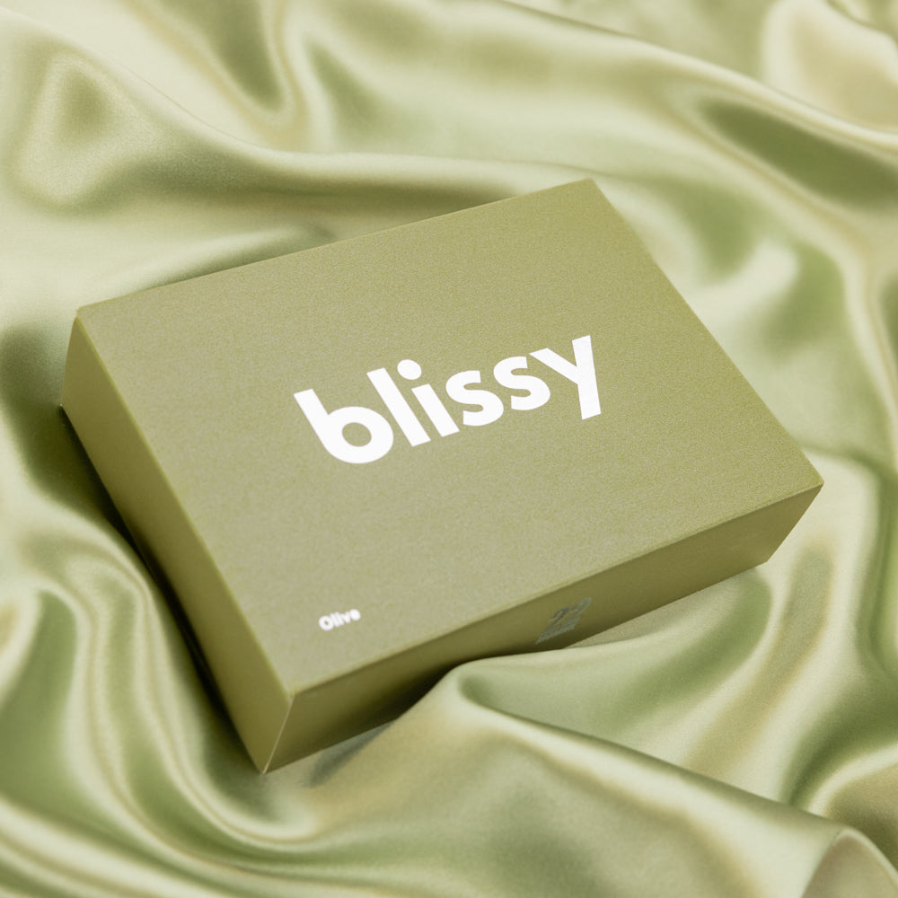 Queen Olive Pillowcase – Blissy Premium Silk