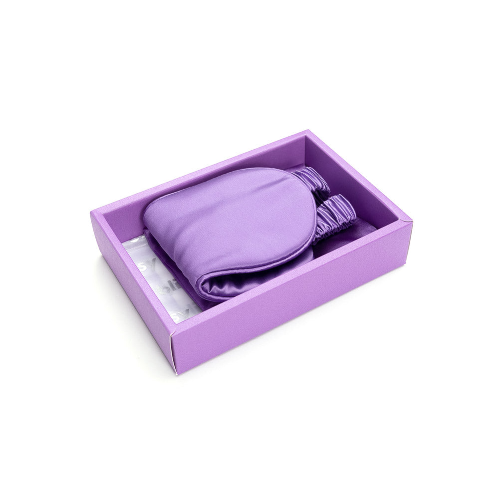 Blissy Orchid Sleep Mask Lifestyle – Mulberry Silk