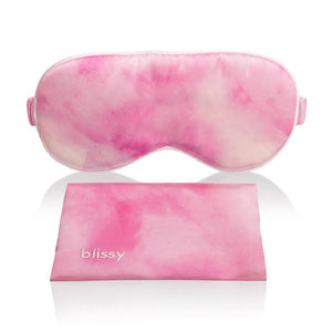 Sleep Mask - Pink Tie-Dye
