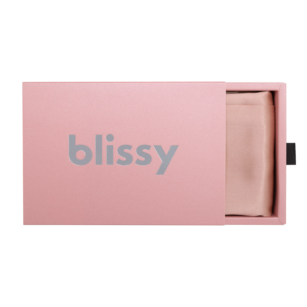 Blissy Mulberry Silk Pillowcase – Rose Gold King