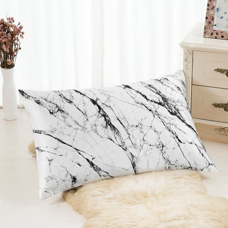 Pillowcase - Light Marble - Queen