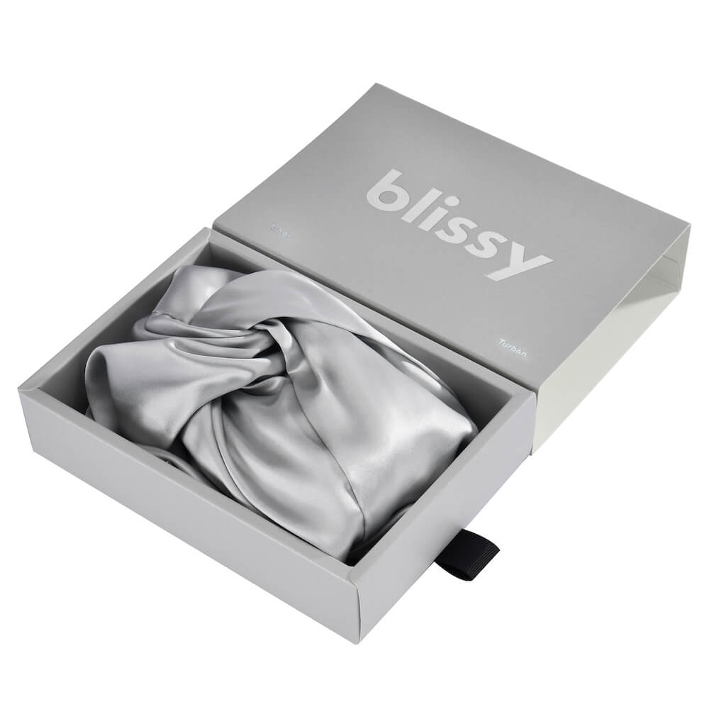 Blissy Silver Silk Blissy Bonnet Detail –