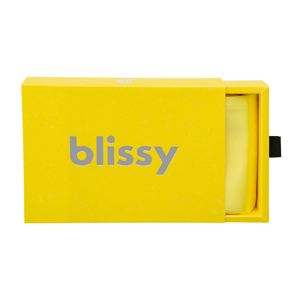 King Sunshine Yellow Pillowcase – Blissy Premium Silk