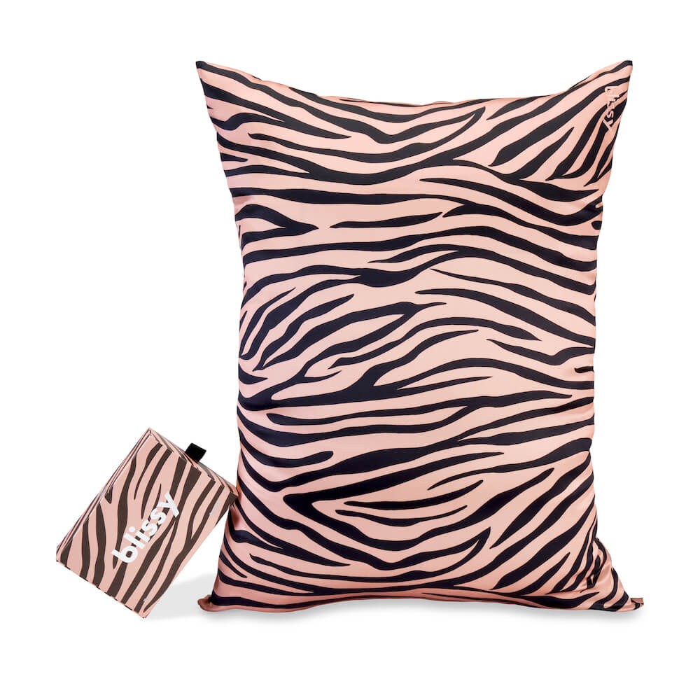 Blissy Tiger Silk Pillowcase Detail – Standard
