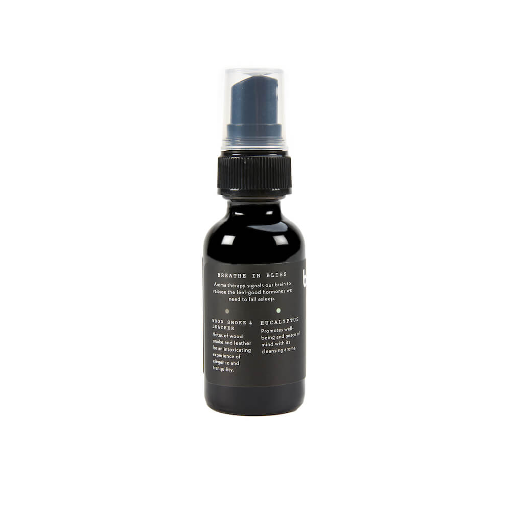 Blissy Sleep & Pillow Mist (Woodsmoke & Leather + Eucalyptus) – Blissy Mulberry Silk